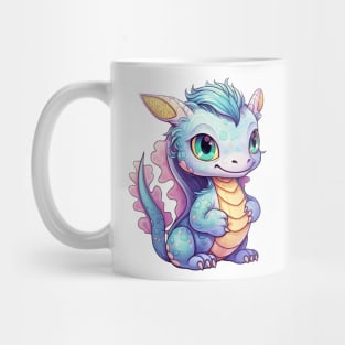 Kawaii Dragon Drawing Mug